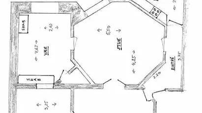 Smuk lys lejlighed lige ved Dronning Louises Bro