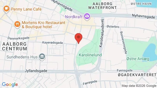 Andelsboliger til salg i Aalborg Centrum - Foto fra Google Street View
