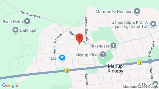 Andelsboliger til salg i Holstebro - kort over placeringen
