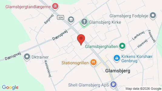 Andelsboliger til salg i Glamsbjerg - Foto fra Google Street View