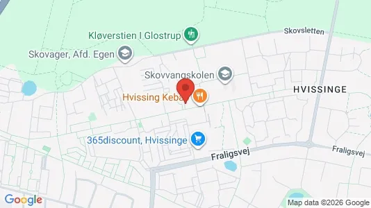 Andelsboliger til salg i Glostrup - kort over placeringen