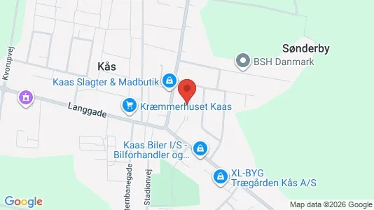 Andelsboliger til salg i Pandrup - Foto fra Google Street View