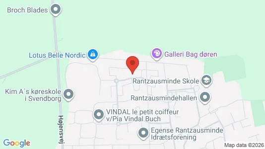 Andelsboliger til salg i Svendborg - kort over placeringen